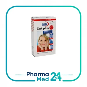 کپسول زینک پلاس ۱۰ میلی گرم ۶۰ عددی (یوروویتال)