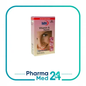 کپسول ویتامین آ ۸۰۰ میلی‌گرم ۶۰عددی (یوروویتال)