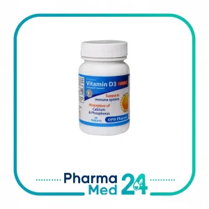قرص ویتامین د۳ ۱۰۰۰ واحد ۳۰ عدد (او پی دی فارما)