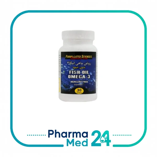 کپسول روغن ماهی امگا ۳ بدون جیوه 30 عددی (فرمولایتد ساینسز)
