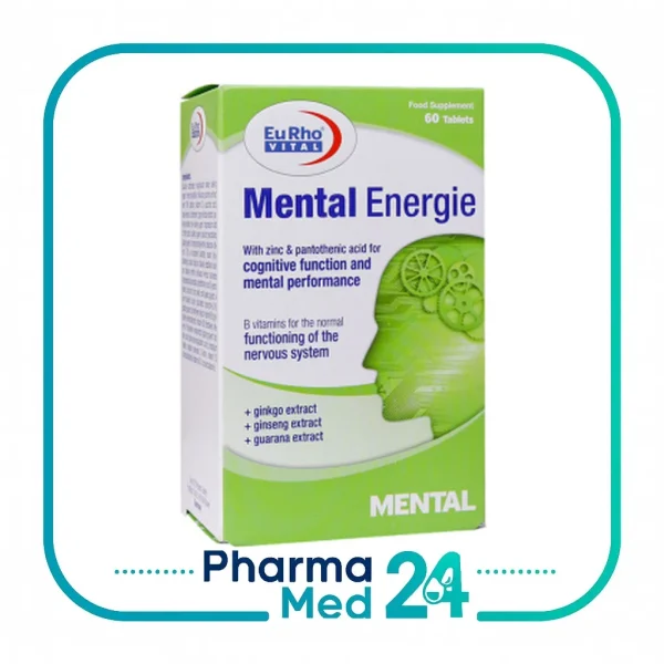 Eurho Vital Mental Energie 60 Tabs