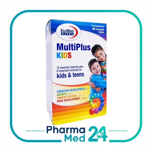 Eurhovital Multiplus Kids 60 Chewable Tablets