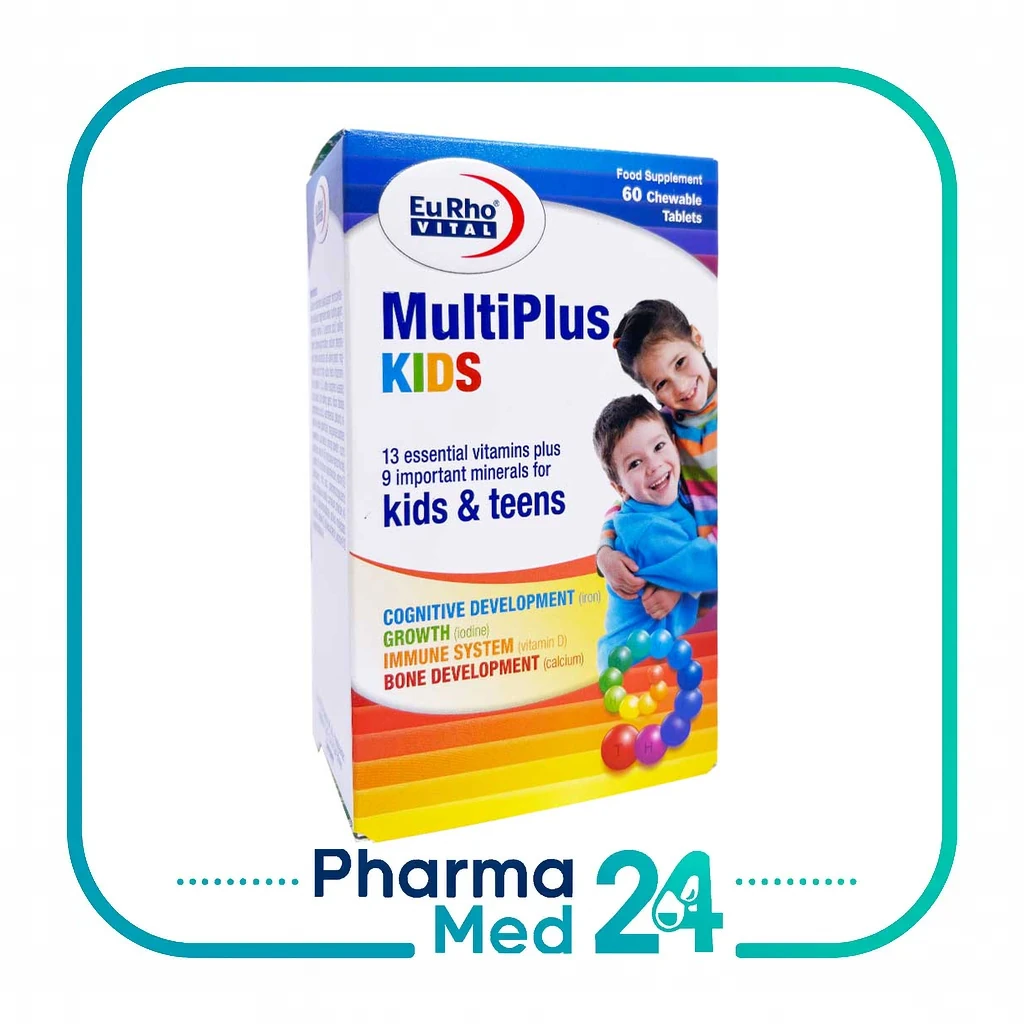 Eurhovital Multiplus Kids 60 Chewable Tablets