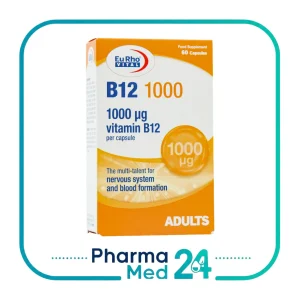 کپسول ویتامین ب12 1000 میکرو‌گرم 60 عددی ( یوروویتال )