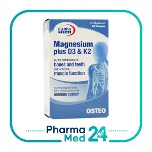 Eurhovital Magnesium Plus D3 And K2 60 Capsules