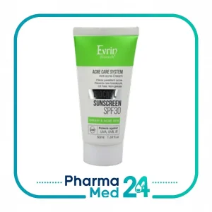 Evrin Biocnyl Sun Screen Cream SPF30 For Oill Skin 50 ml