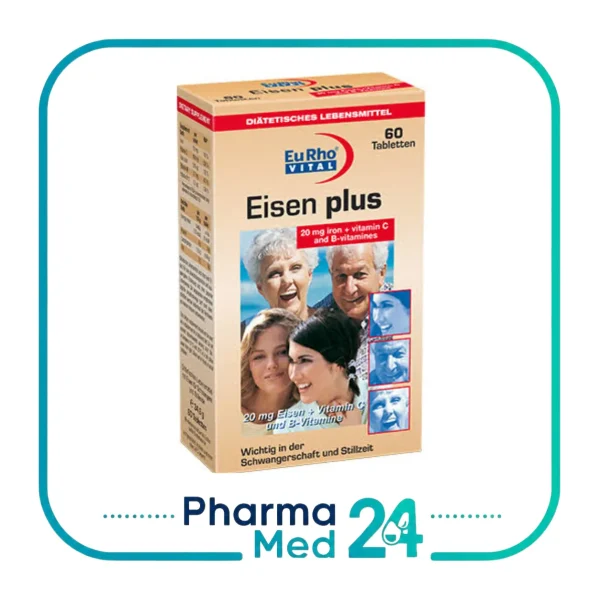 Eurho Vital Eisen Plus 60 Tabs