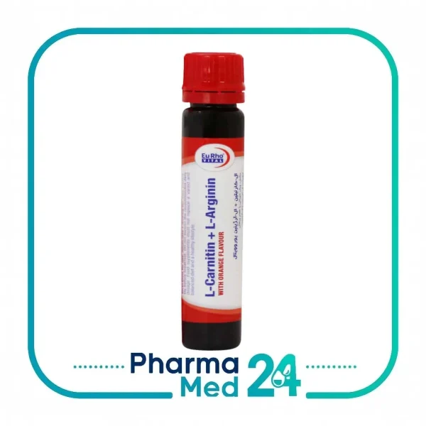 ویال خوراکی ال کارنیتین و ال آرژنین بسته 6 عددی (یوروویتال)