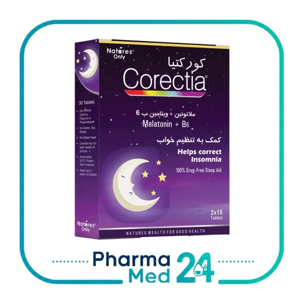 قرص کورکتیا بسته بندی 30 عددی (نیچرز اونلی)
