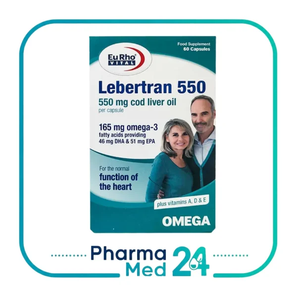 لبرترن 550 امگا3 60 عددی (یوروویتال)