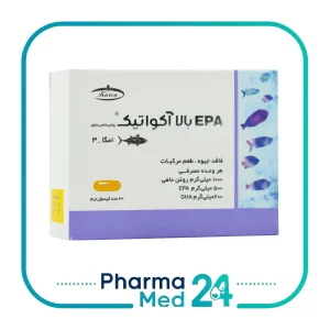 کپسول امگا 3 1000 میلی‌گرم EPA بالا 30 عددی (کارن)